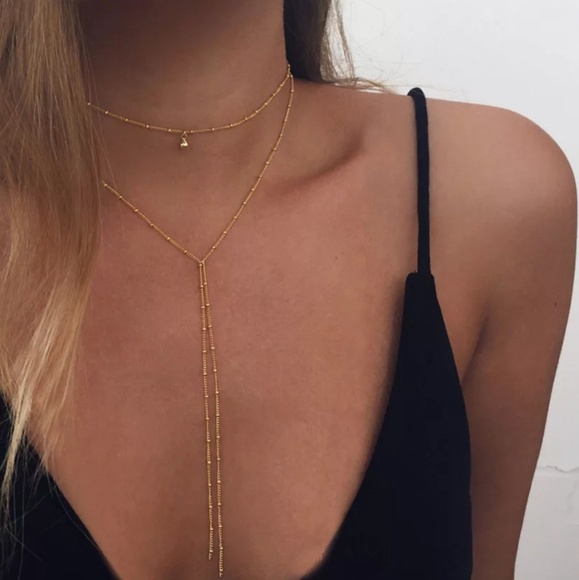 Jewelry - 3 for $15💕 Simple Long Choker